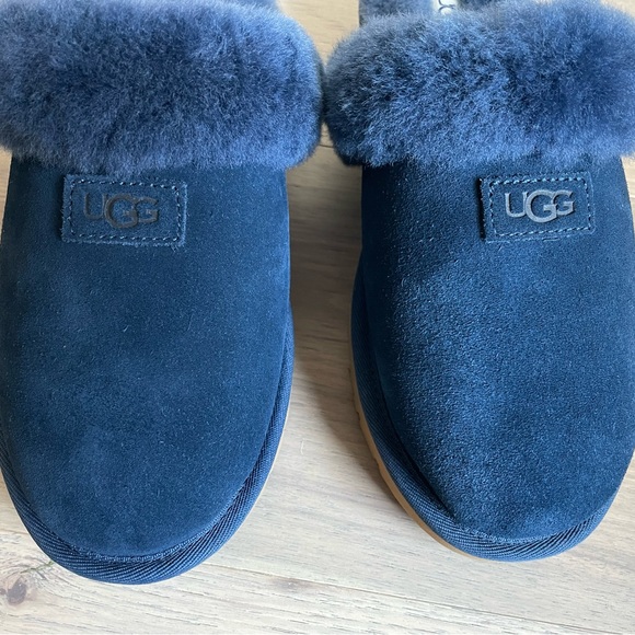 UGG CLUGGETTE SLIPPER NAVY WOMENS SIZE 8 - Picture 10 of 12
